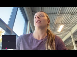 nadia foxx lush to the gym and a drive thru omg i came on the stairmaster small tits big ass